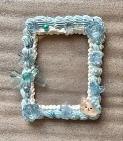 【即日発送】ホイップデコ　水色　トレカケース