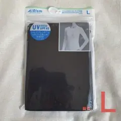 【新品】ユニクロ エアリズム UVカット クルーネック シルクブレンド L1枚