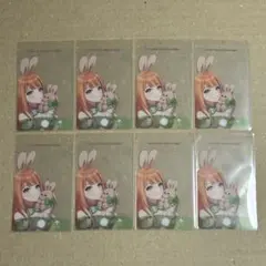 学園アイドルマスター 学マスGIGOクリアカード 照れ顔 第2弾 紫雲清夏 8枚