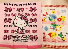 ハローキティ・フェイスタオル＆ハンドタオルセットディズニーサンリオすみっこ