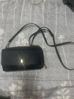 お財布カバン　ショルダーバッグ ブラックのサムネイル