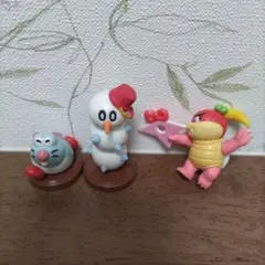 チョコエッグ　マリオ　ミニフィギュア　3個セット