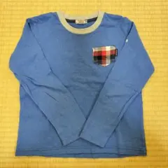 DOUBLE.B 青 長袖カットソー