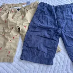 ハーフパンツ 120 2枚セット