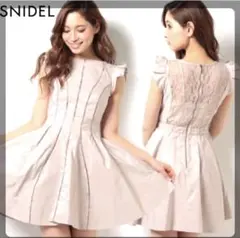 【美品】snidelスナイデル　バックレースワンピース