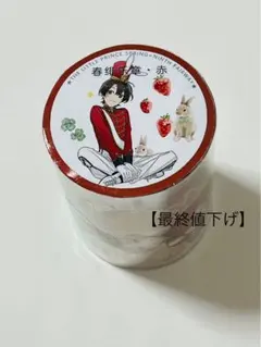 海外　人物　マスキングテープ　春緋楽章　赤 ⚠️pet（311.64）