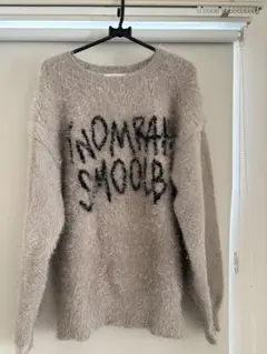 ディスコート【ユニセックス】フェザーヤーンジャガードロゴニット