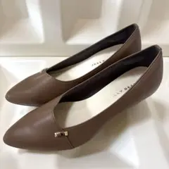 JELLY BEANS ブラウンパンプス 21.5cm 日本製