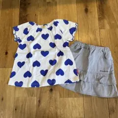 ムージョンジョン　女の子Tシャツ&スカート95のサムネイル