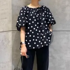 ロージーモンスター POSY airy dot tops エアリードットトップス 