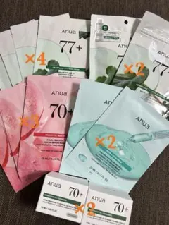 anua フェイスマスクセット 11枚とクリーム2個