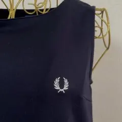 FRED PERRY ワンピース ブラック ノースリーブ M フレッドペリーのサムネイル