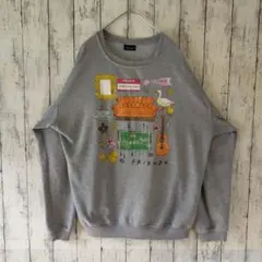 古着スウェットキャラクター