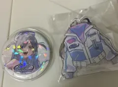 夜乃くろむ　VSPO!SHOWDOWN ２連アクリルキーホルダー　缶バッジ