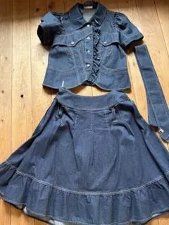 Pink House デニムセットアップ