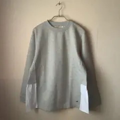 新品　未使用　Crocodile ライトグレー 長袖 トップス♪