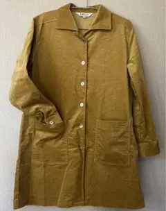 レナウン　シンプルライフ　アウター　シャツ　羽織り　フリーサイズ　イエロー