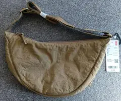 【未使用】ラウンドミニショルダーバッグ　UNIQLO　ユニクロ　ベージュ