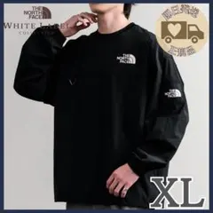正規品ノースフェイス アルバニー EX クルーネック 黒 XL 韓国限定　ロンT