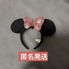 ディズニー・ミニーカチューシャ・ピンクリボン
