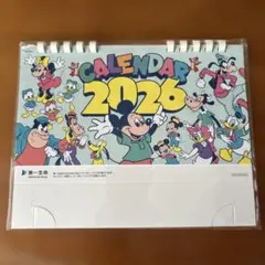 新品未開封】第一生命ディズニー 2026年卓上カレンダー