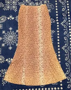 ヒョウ柄 マーメイドスカート