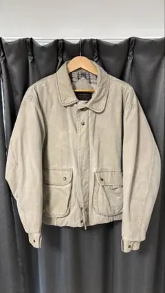 【L】80s エディーバウアー コットングースダウン　マレーシア製