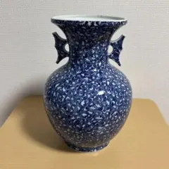 青磁 透かし彫り 花瓶 鶴文様 双耳 青磁 透かし彫り 花瓶 鶴文様 双耳 - メルカリ