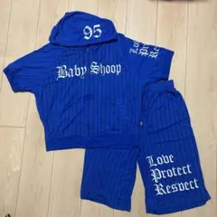 BABY SHOOP パーカー　ハーフパンツ　上下セットのサムネイル