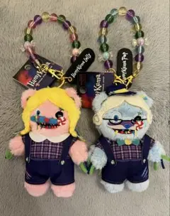 USJ ハミクマ ストラップ付きマスコットキーチェーン 二点セット