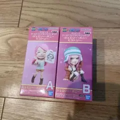 ワンピース ワールドコレクタブルフィギュアジュエリーボニーヒストリーA Bセット