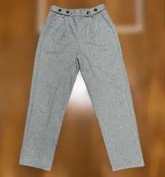 ヘリンボーン柄 テーパードパンツ