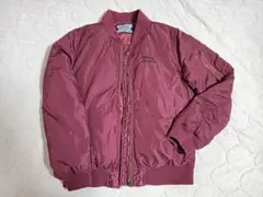 repipi armario レピピ ワインレッド MA-1 中綿 Lサイズ