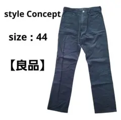 【良品】スタイルコンセプトトーキョー　チノパン　ストレッチ　ネイビー　44サイズ