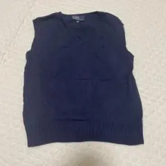 ポロ　ベスト　120 ネイビー