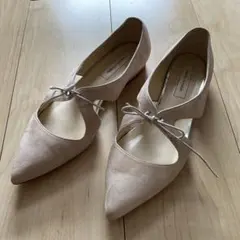 オデット・エ・オディール　フラットシューズ　式典　24cm ピンク