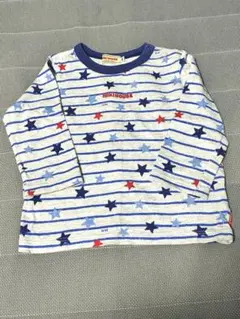 ミキハウス 星柄 長袖　Tシャツ　80サイズ　男の子