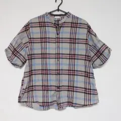 BRANSHES チェック柄 半袖 シャツ 150cm
