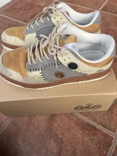 karaku スニーカー ベージュ/ブラウン/グレー