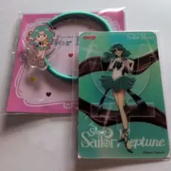 セーラームーン　明治　セーラーネプチューン　クリアカード　ヘアゴム