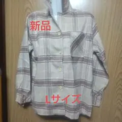 新品。婦人物。ネルシャツ。Lサイズ。