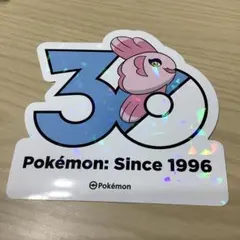 ポケモン 30周年記念 ホログラムステッカー ママンボウ