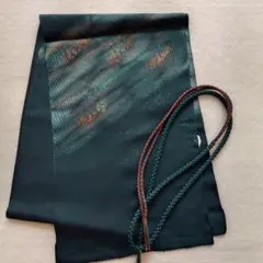 おしゃれな高級正絹手組帯締めと正絹帯揚げセット在庫処分品0384