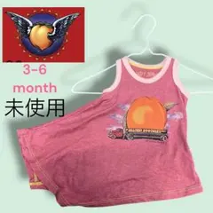 オールマンブラザーズバンド タンクトップ 3-6ヶ月　アシンメトリー