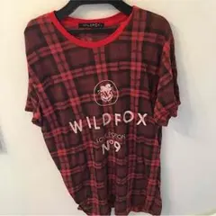 送料込＊WILDFOX タータンチェックロゴＴシャツのサムネイル