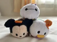 ディズニーツムツム ぬいぐるみ3体セット（ミッキー・ドナルド・ベイマックス）