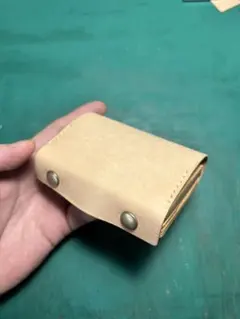 本革 コンパクト ミニ財布 ハンドメイド メンズ レディース