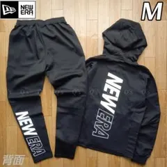 ニューエラ WR ジャージ 上下セット パーカー パンツ BK 新品 M