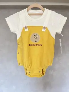 チャーリーブラウン 半袖 ロンパース ベビーザらス限定