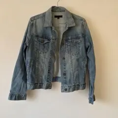 最終値下げ　UNIQLO ライトブルー デニムジャケット Lサイズ